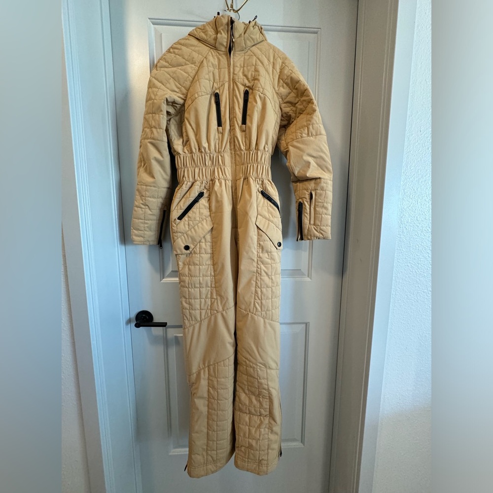 Free People All Prepped Ski Suit in Almond Oil NWOT  size XS